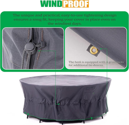 Heavy Duty Waterproof Patio Furniture Covers for Protection