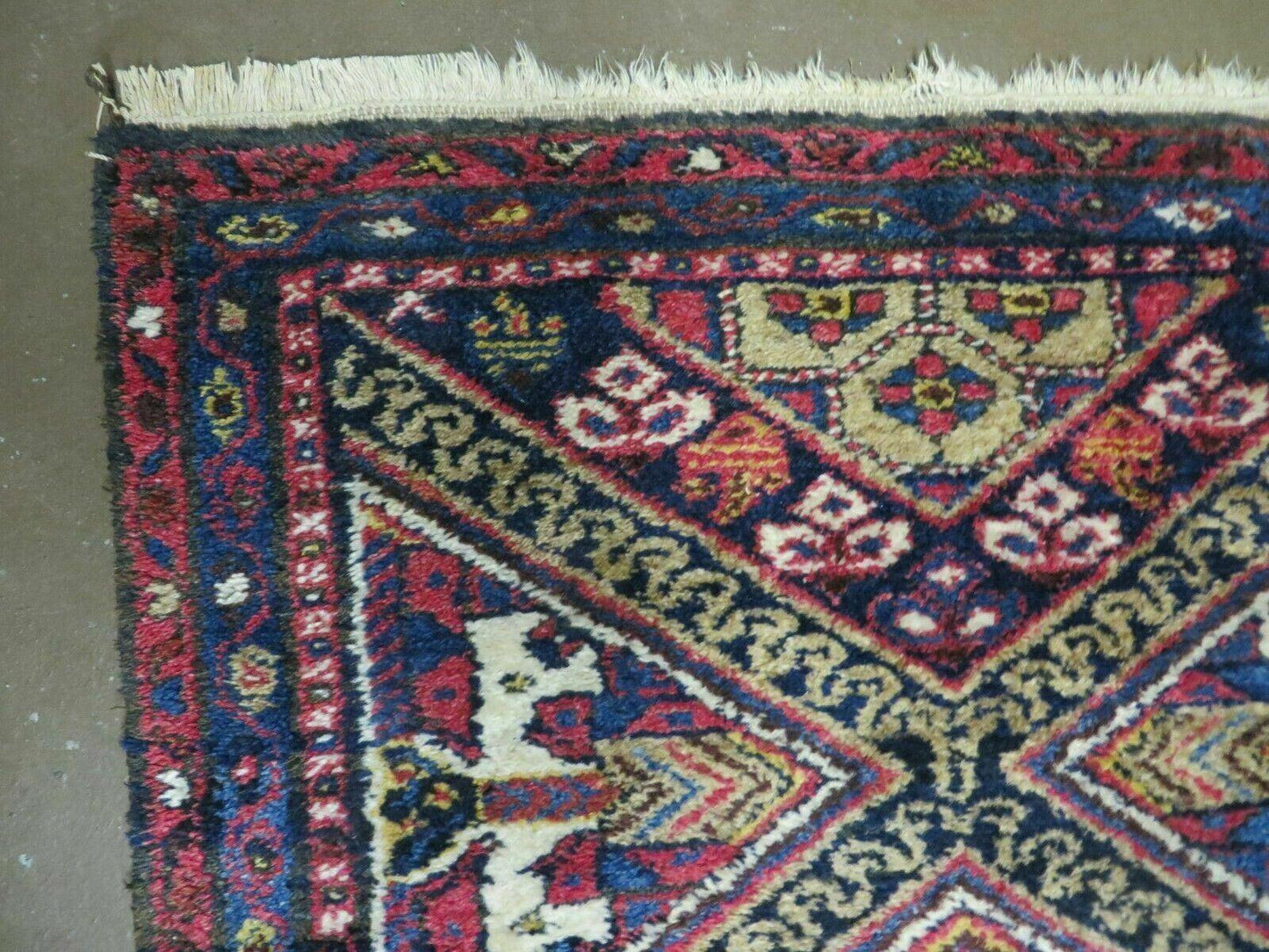 2' 6" X 9' Antique Handmade Turkish Anatolian Wool Runner Rug Nice