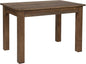 Hercules 46x30 Antique Rustic Solid Pine Farm Dining Table