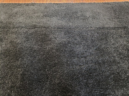 Black Shag Rug 8x10, Savafieh Milan Fluffy Black Carpet, Room Sized Shag Rug, Modern Contemporary Rug, Soft Living Room Rug, Bedroom Rug