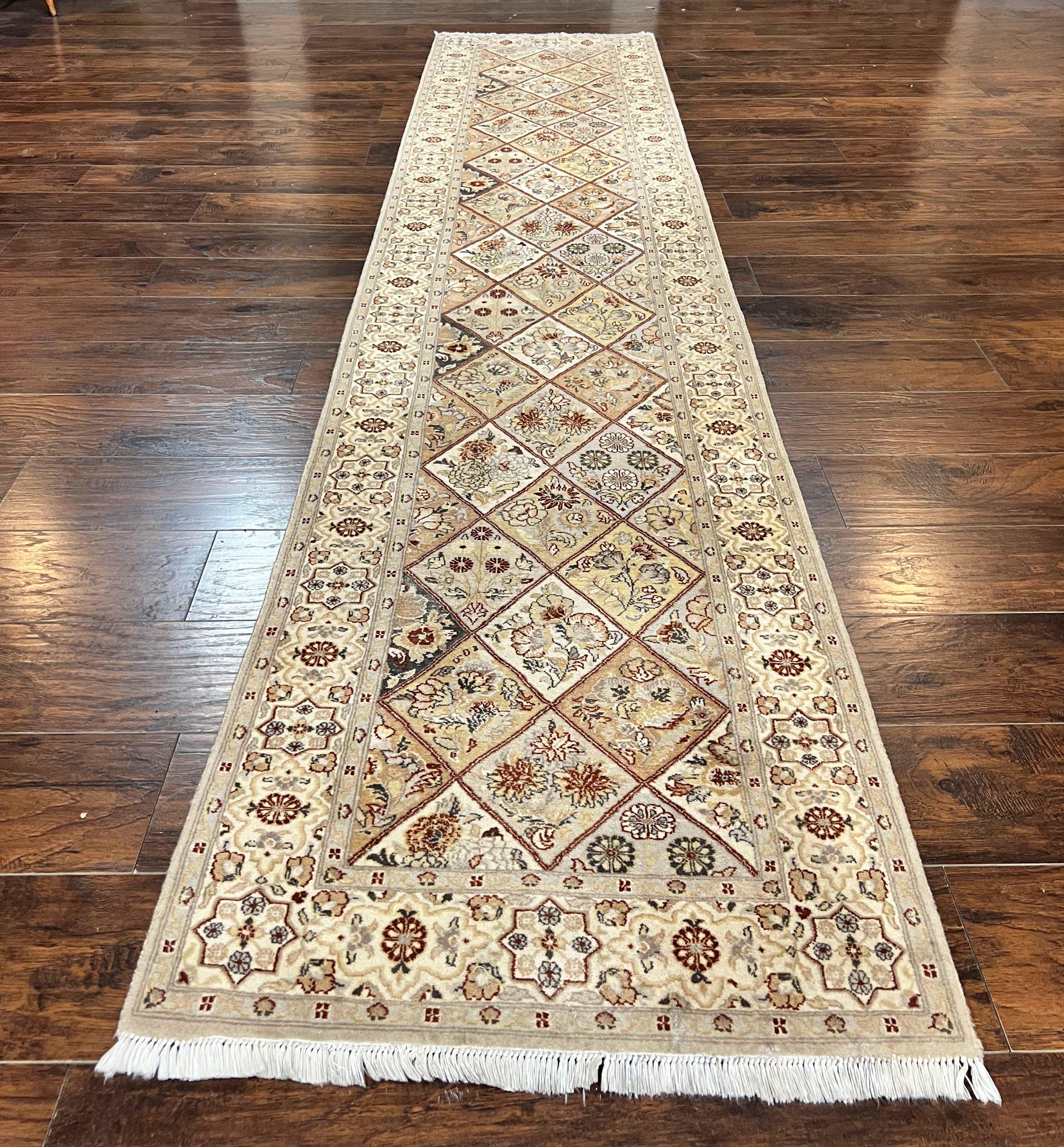 Pak Persiann Runner Rug 2.7 x 12, Handmade Wool Vintage Hallway Rug, P ...