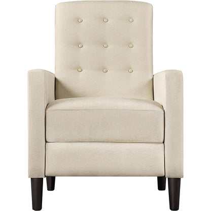 Fabric Recliner Chair Mid Century Modern With Durable Polyester Upholstery