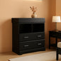 Brookside 2 Drawer Changing Table Dresser Black Topper