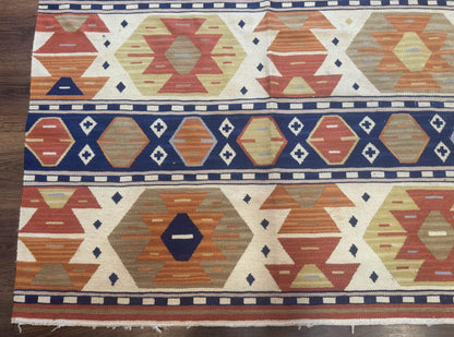 Turkish Kilim Rug 8x11, Handmade, Wool, Nourison Rug