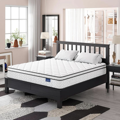 Twin Size Mattress 12Inch Fiberglass Free Memory Foam Hybrid