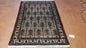 3.6 x 5 Hand-Knotted Vase Rug Floral Turkish Tribal Village Weaving Zagros Vintage Carpet Home Office Wool Area Rug 3x5 Persian Rug 4x5