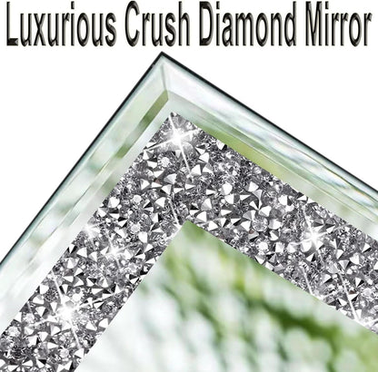 Full Length Mirror Tiles 4 Piece Frameless Wall Decor