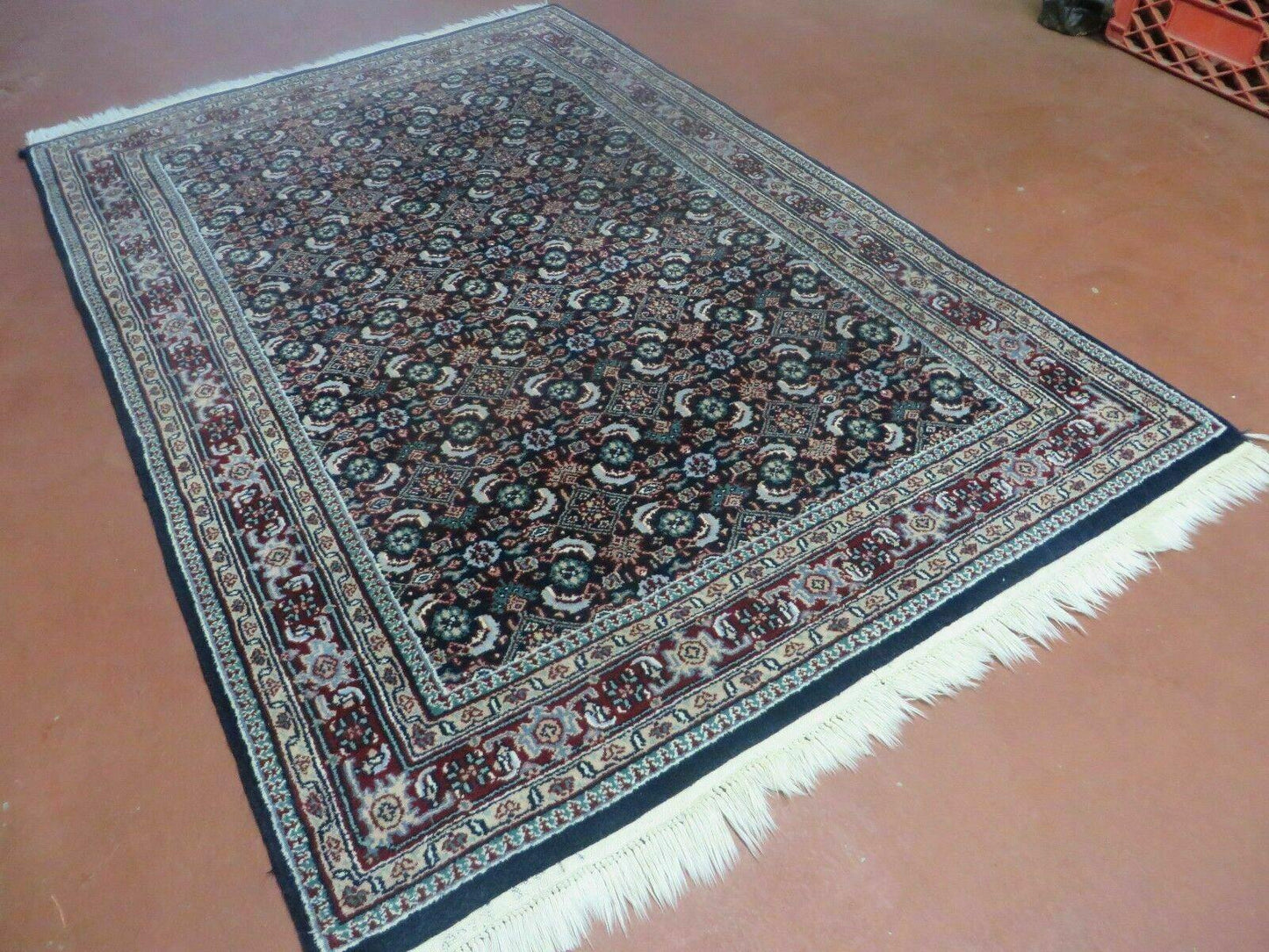4' X 6' Vintage Handmade Indian Amristar Wool Rug Carpet Nice