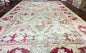 Large Egyptian Oushak Rug 12x21, Wool Handmade Vintage Carpet, Allover Pattern, Oversized 12 x 21 ft Traditional Rug