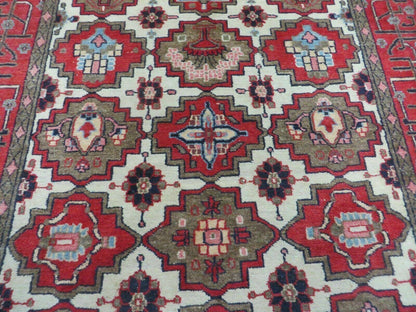 4' X 6' Antique Handmade Turkish Anatolian Wool Rug Vegetable Dyes