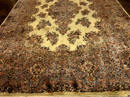 Karastan Kirman Rug #781, Antique Karastan Oriental Carpet 8.8 x 12, Wool Area Rug, Original Collection 700 Series, Rare Discontinued