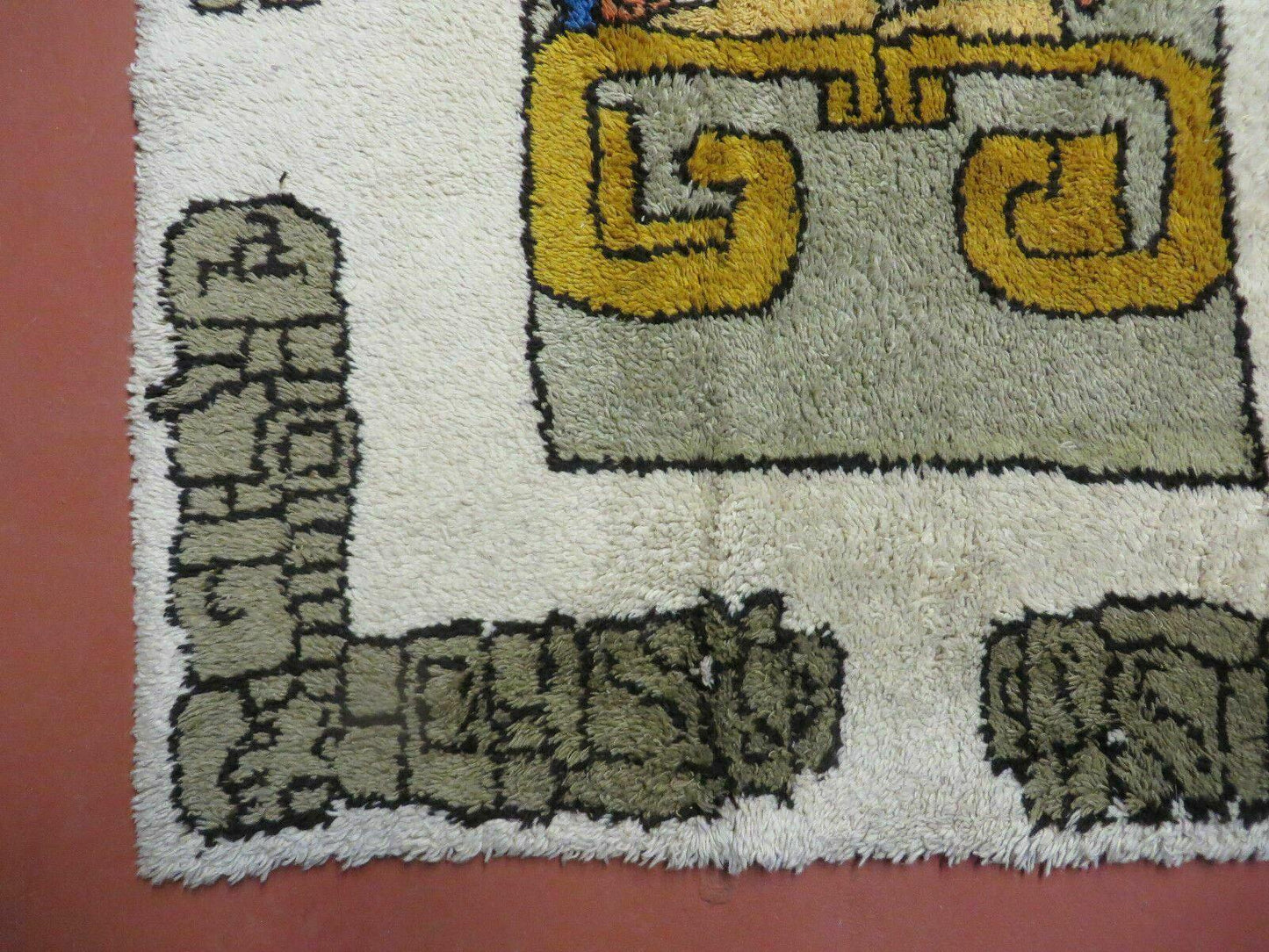 4' X 7' Vintage Handmade Knotted Tribal Nomadic Shag Wool Rug Carpet Prince