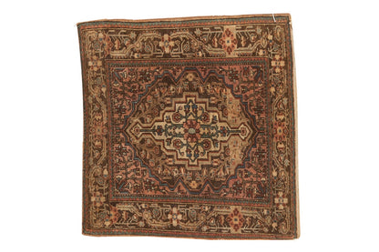 2x2 Vintage Josan Sarouk Square Rug Mat