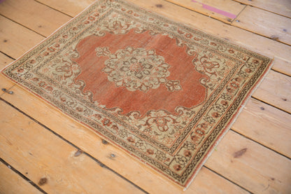 2x2.5 Distressed Antique Jalili Tabriz Rug Mat
