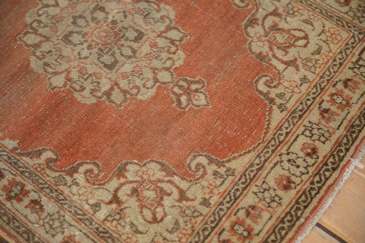 2x2.5 Distressed Antique Jalili Tabriz Rug Mat