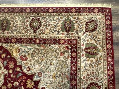 Karastan Rug 8.8 x 12, Antique Legends Royal Tabriz, Wool Pile, Vintage, Rare Design