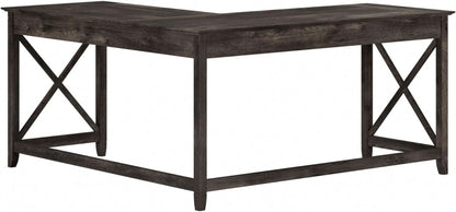 60 Inch L Shaped Desk Modern Farmhouse Home Office