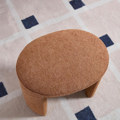 Brown Upholstered 53Inches Storage Ottoman Bench Stools