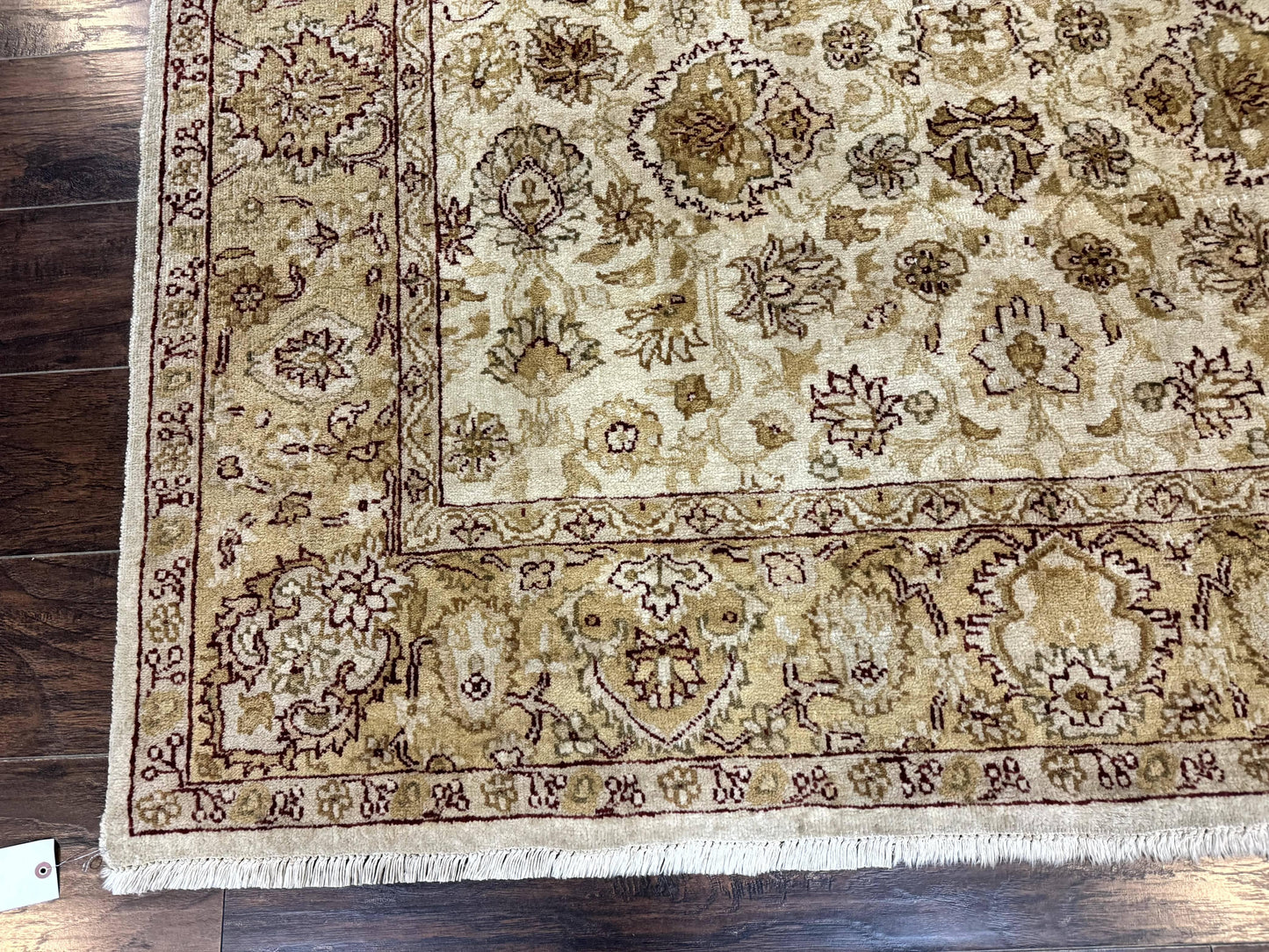 Turkish Oushak Rug 6x9, Vintage, Beige