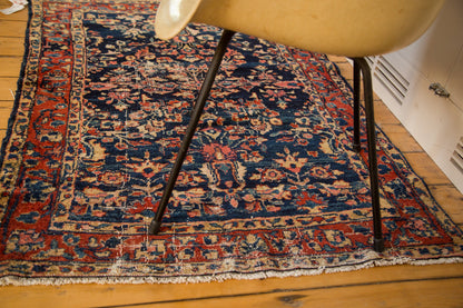 3.5x5 Vintage Distressed Fine Bibikabad Rug