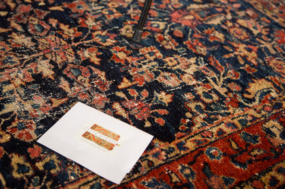 3.5x5 Vintage Distressed Fine Bibikabad Rug