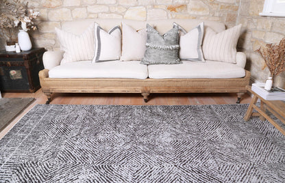 Contemporary Lauro in Grey Rug