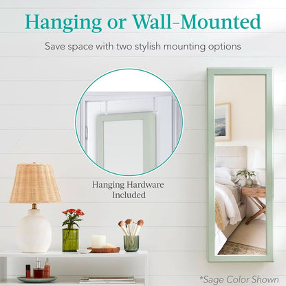 White Led Mirror Jewelry Cabinet With Lock And Drawers
