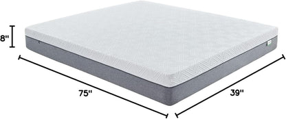 Twin Gel Memory Foam Mattress For Plush Sleep Comfort