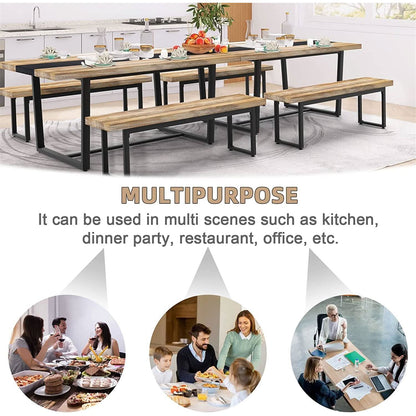 Six To Eight Seats Farmhouse Modern Kitchen Dining Table