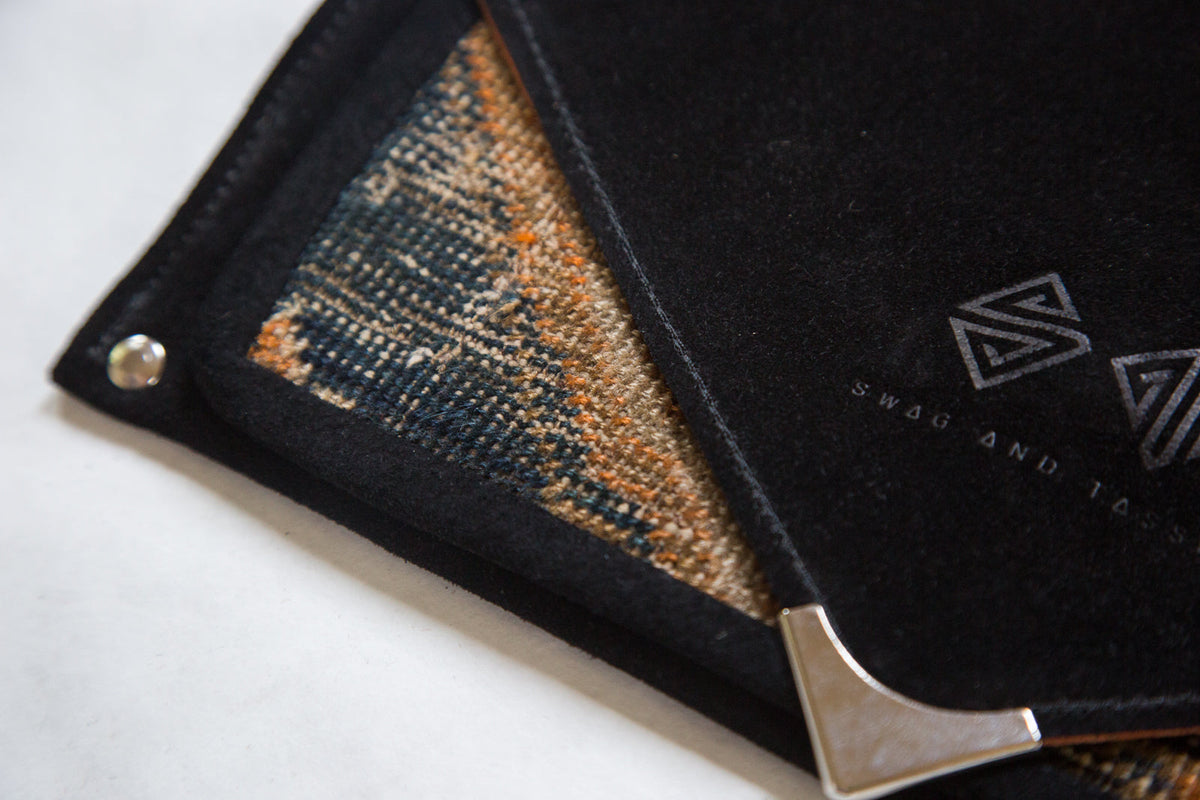 Handmade Rug Fragment Clutch