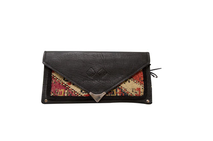 Handmade Rug Fragment Clutch