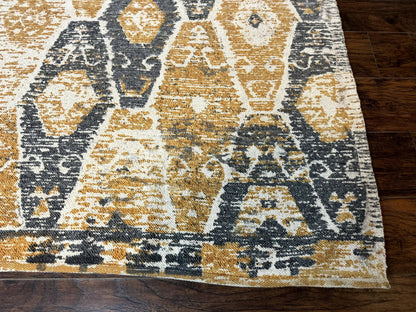 Handmade Contemporary Modern Indian Rug 8x10, Colorful