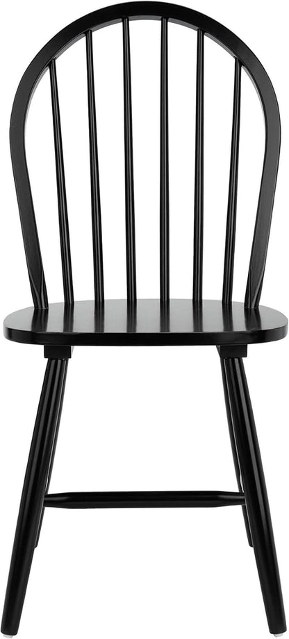 Home Camden 18 Inch Black Farmhouse Dining Chairs Set Of 2