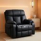 Wide Leather Recliner With Power Lift And Massage Heat