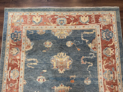 Turkish Oushak Rug 6x9, Sultanabad Carpet, Medium Size Oriental Rug