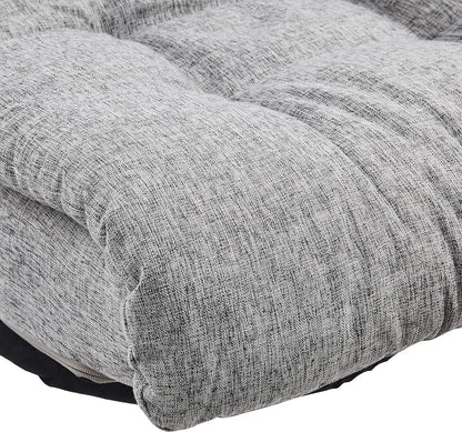 Grey Adjustable Swivel Ergonomic Headrest Lounge Chair