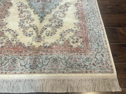 Karastan Rug 4x6, Pastel Ivory Kirman Rug #784, Wool Karastan Carpet, Original 700 Series, Vintage Karastan Area Rug, Discontinued