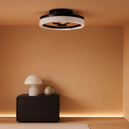 Smart Bladeless Ceiling Fan With Remote And LED Lights