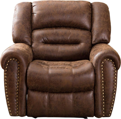 Nut Brown Electric Recliner Chair With USB Port Comfort