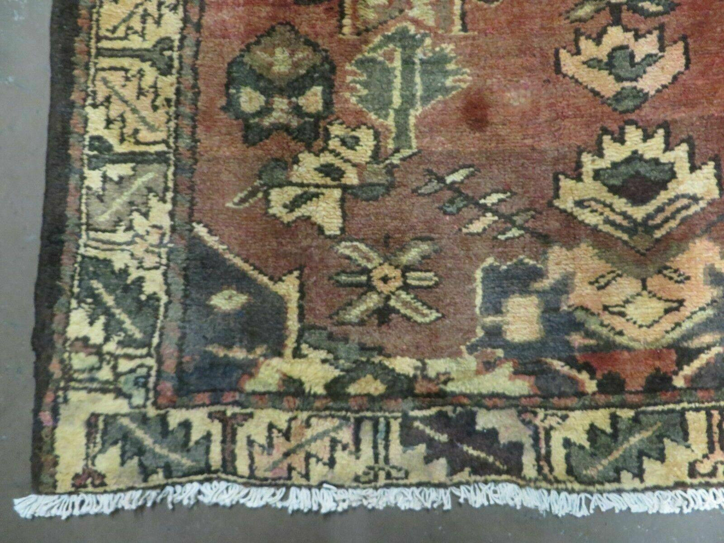 4' X 6' Antique 1920 Handmade Turkish Wool Rug Veg Dye Nice