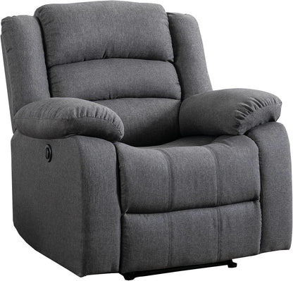 Oversized Grey Electric Recliner Chair For Living Room