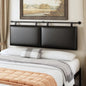 Queen Size Wall Mounted Headboard Industrial Pipe Design