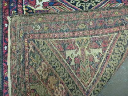 2' 6" X 9' Antique Handmade Turkish Anatolian Wool Runner Rug Nice