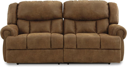 Boothbay Faux Leather 2 Seat Reclining Sofa Dark Brown
