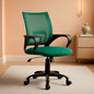 Ergonomic Green Office Chair With Adjustable Lumbar Support