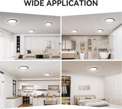 12 Pack 12 Inch Slim LED Flush Mount Ceiling Lights 5000K