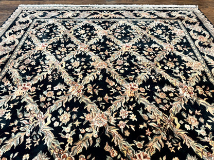 Pak Persian Rug 8x10, Black, Handmade