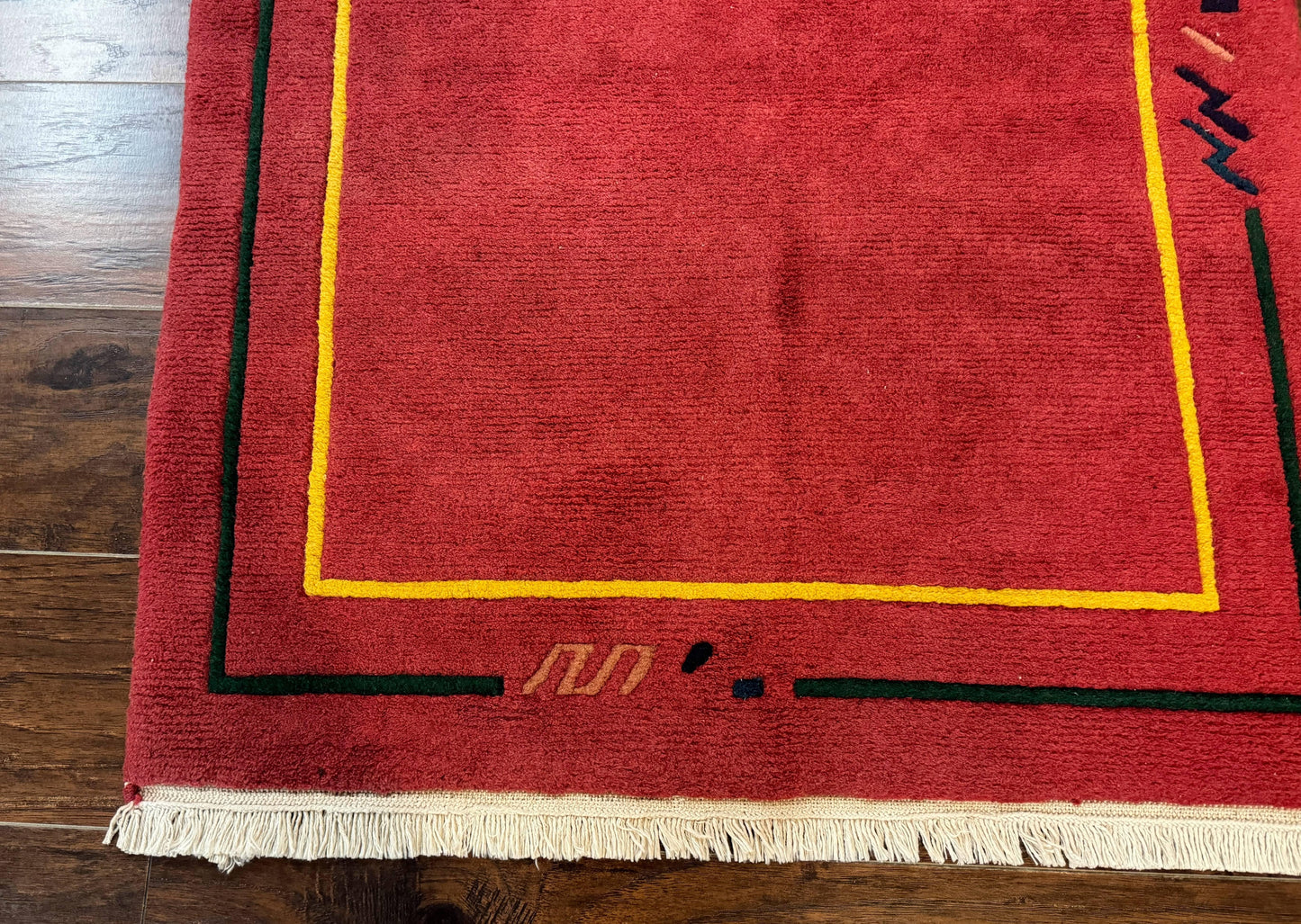 Indo Persian Gabbeh Rug 3x5, Red