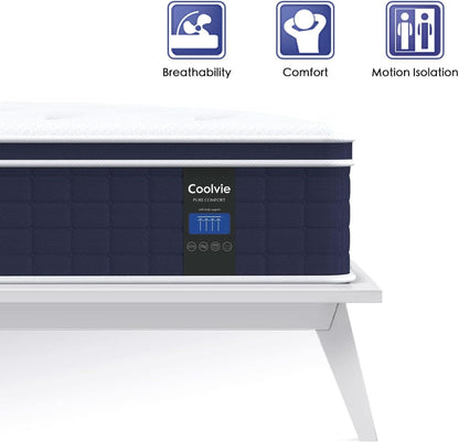 Twin TwelveInch Hybrid Mattress With Premium Pocket Coils
