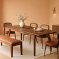 Extendable Dining Table Honey Brown 55.1 To 70.8 Inches